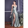 A-Line Satin Gown