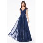 Pleated Glamous Gown